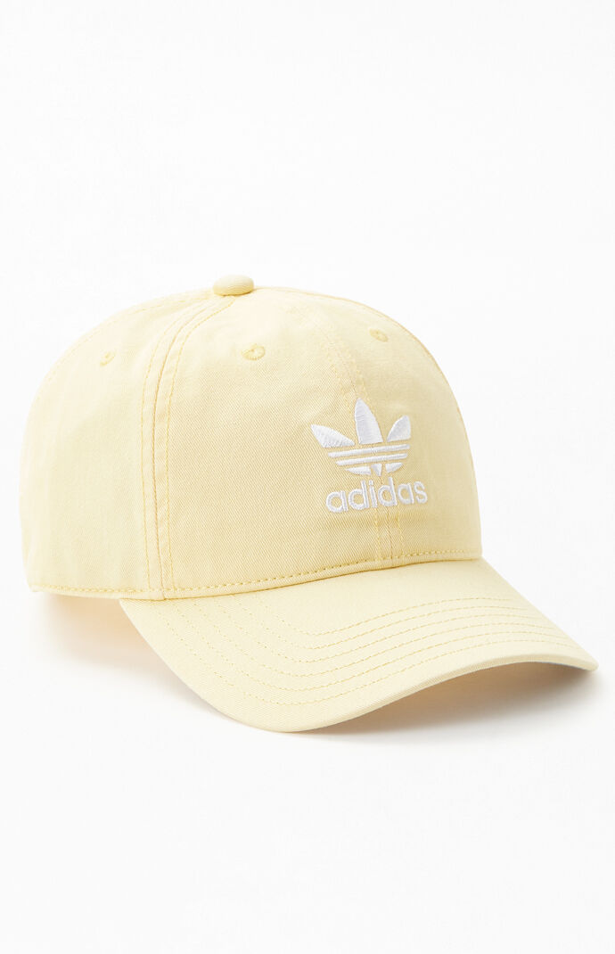 yellow adidas cap