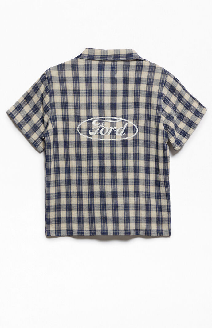 FORD Kids Blue Flannel Work Shirt