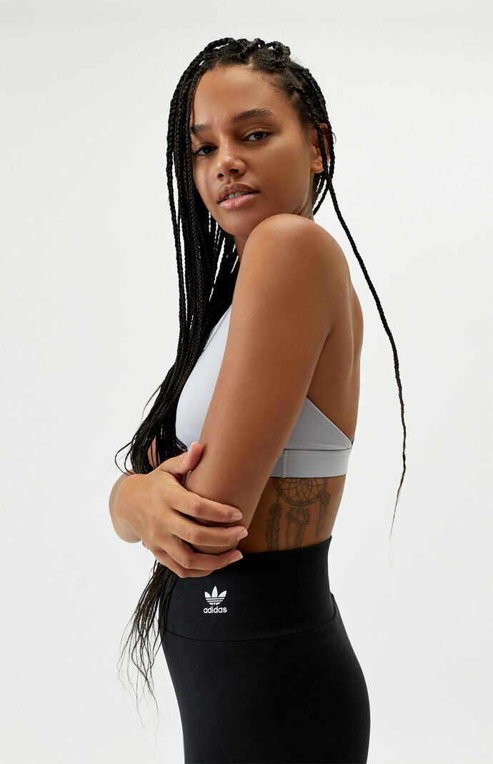 Gray Active Sports Bra