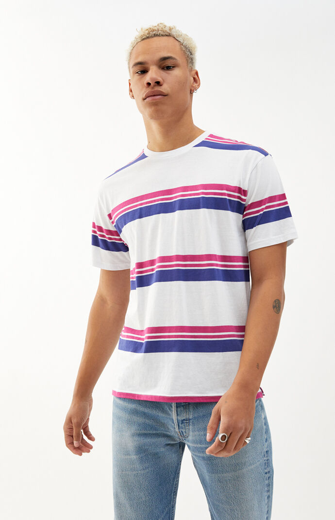 Deniro Stripe Knit T-Shirt