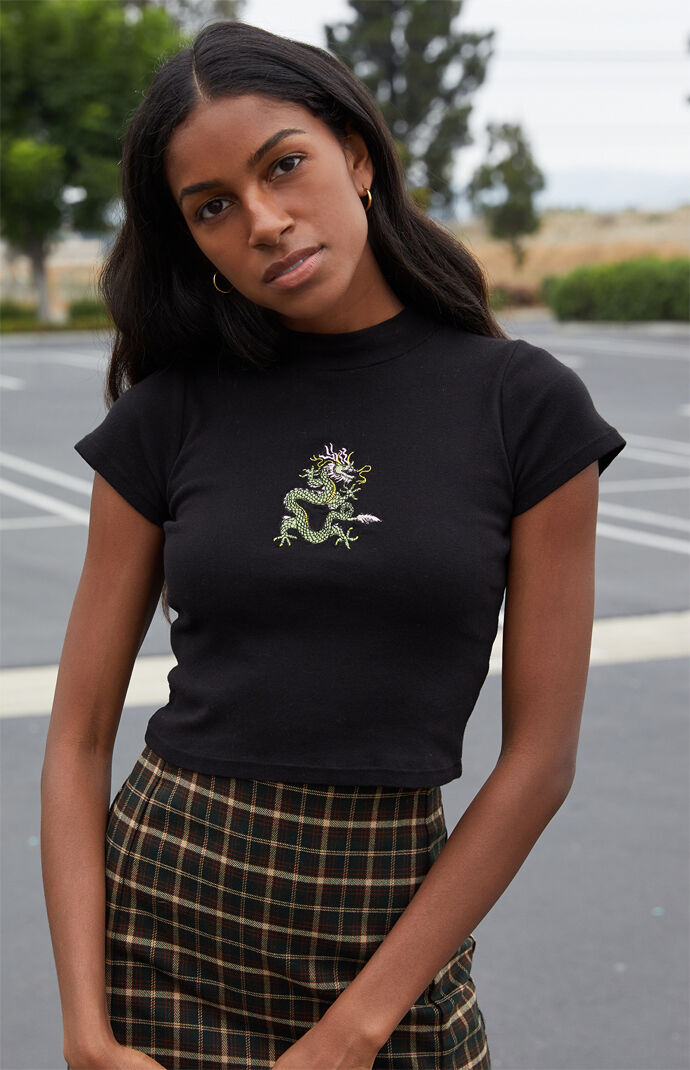 Dragon Turtleneck Top