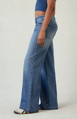 Casey Low Rise Baggy Jeans Indigo image number 3