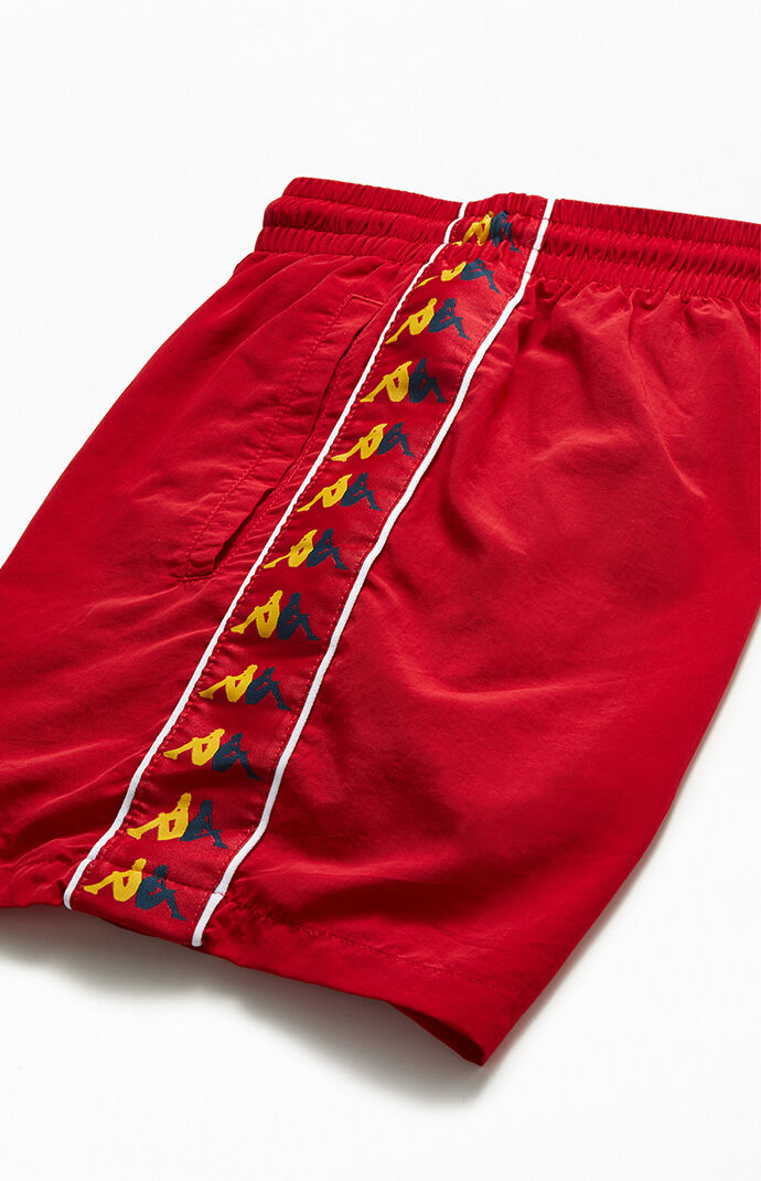 Red Authentic Xtabi 15" Swim Trunks