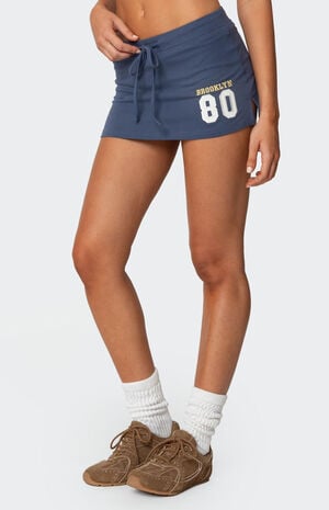 Brooklyn Embroidered Micro Skort image number 4