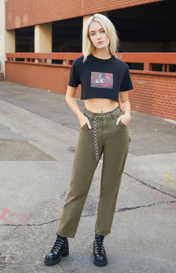 Hailie Gothic Crop Top