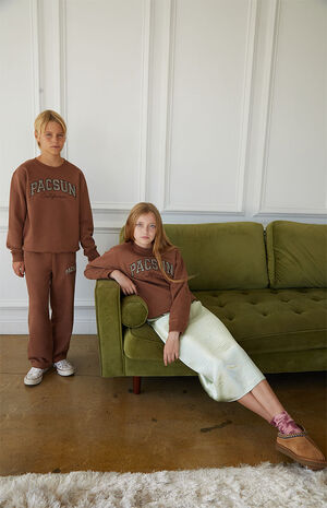 Plaid Crew Neck Sweatshirt image number 3