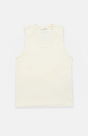 Women's Ivory Classic Tank Top image number 1