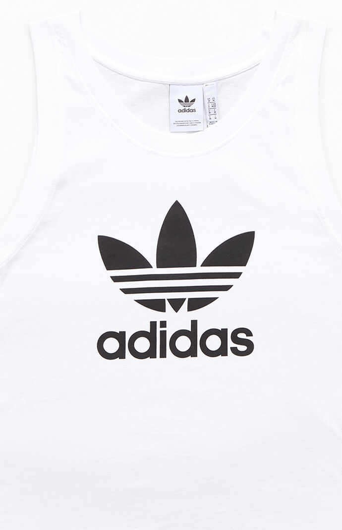White Trefoil Tank Top