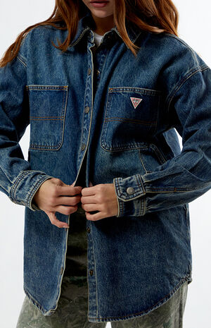 Medium Indigo Denim Carpenter Jacket image number 5