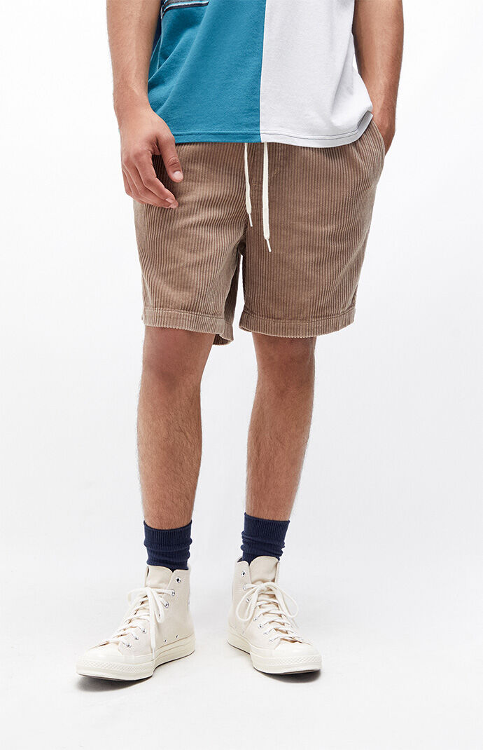 PacSun Brown Corduroy Volley Shorts PacSun