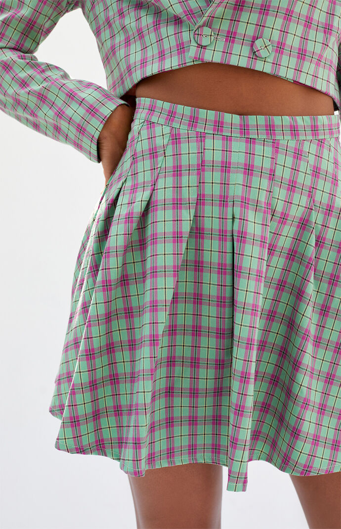 Checker Mini Skirt