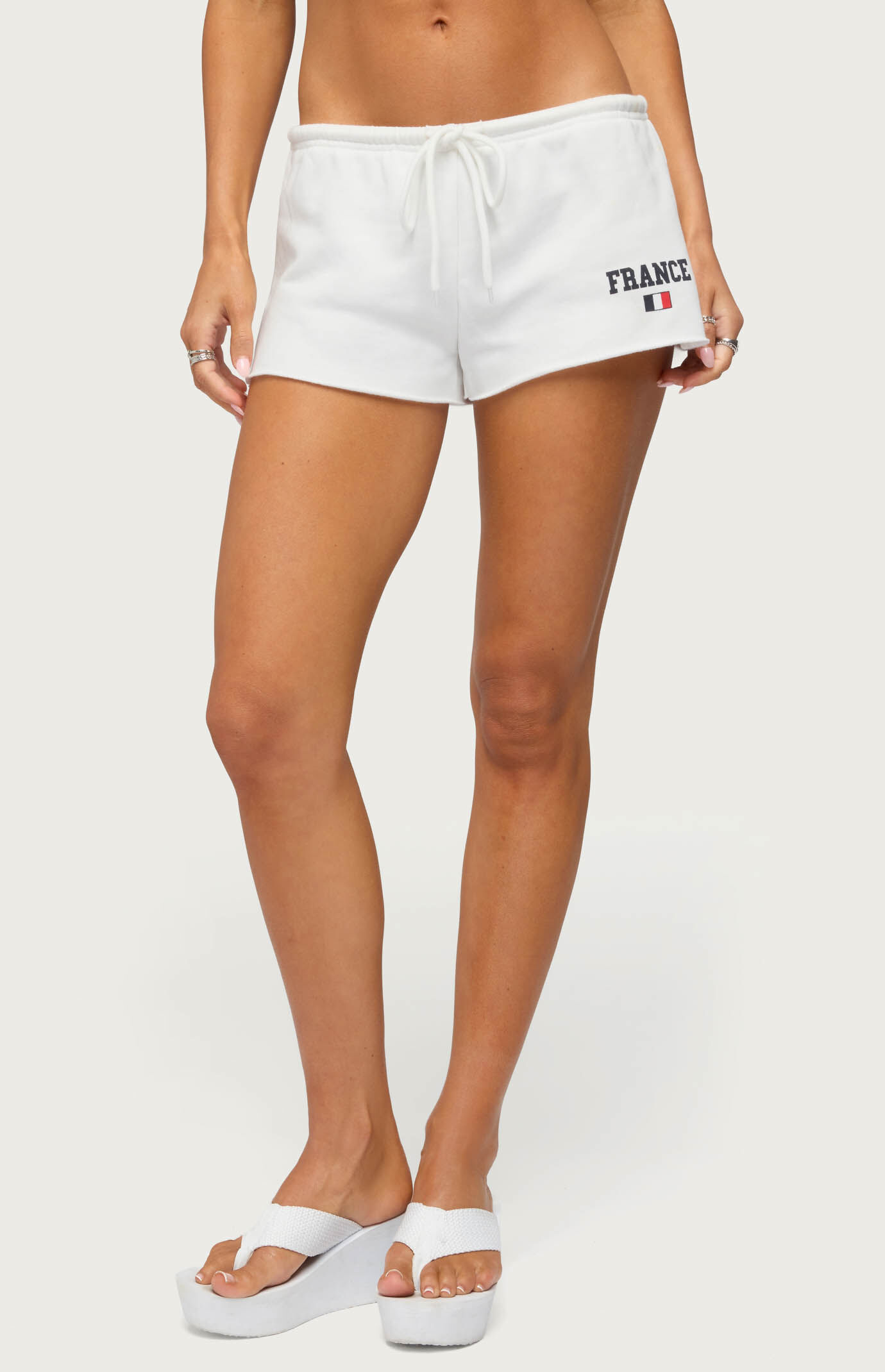 Edikted France Low Rise Micro Shorts
