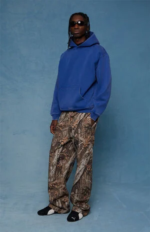 Camo Fleece Extreme Baggy Sweatpants image number 1