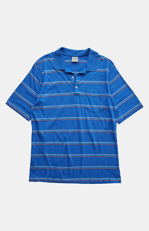 '90s Striped Polo Top image number 1