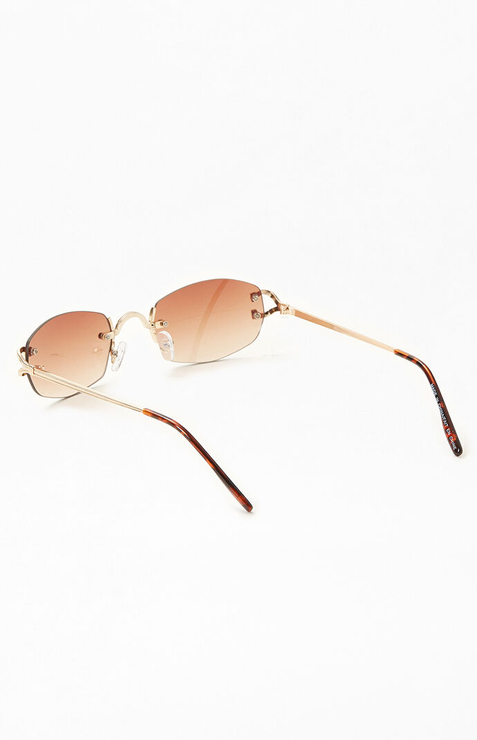 Rimless Metal Sunglasses