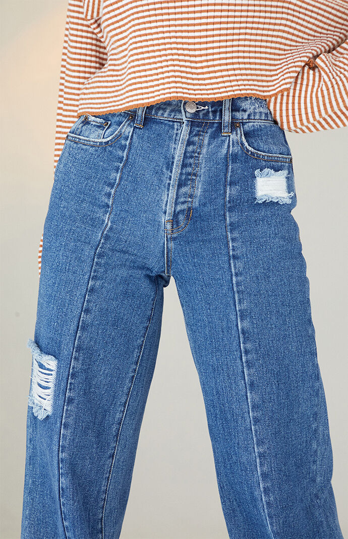 PacSun Seam Distressed High Waisted 