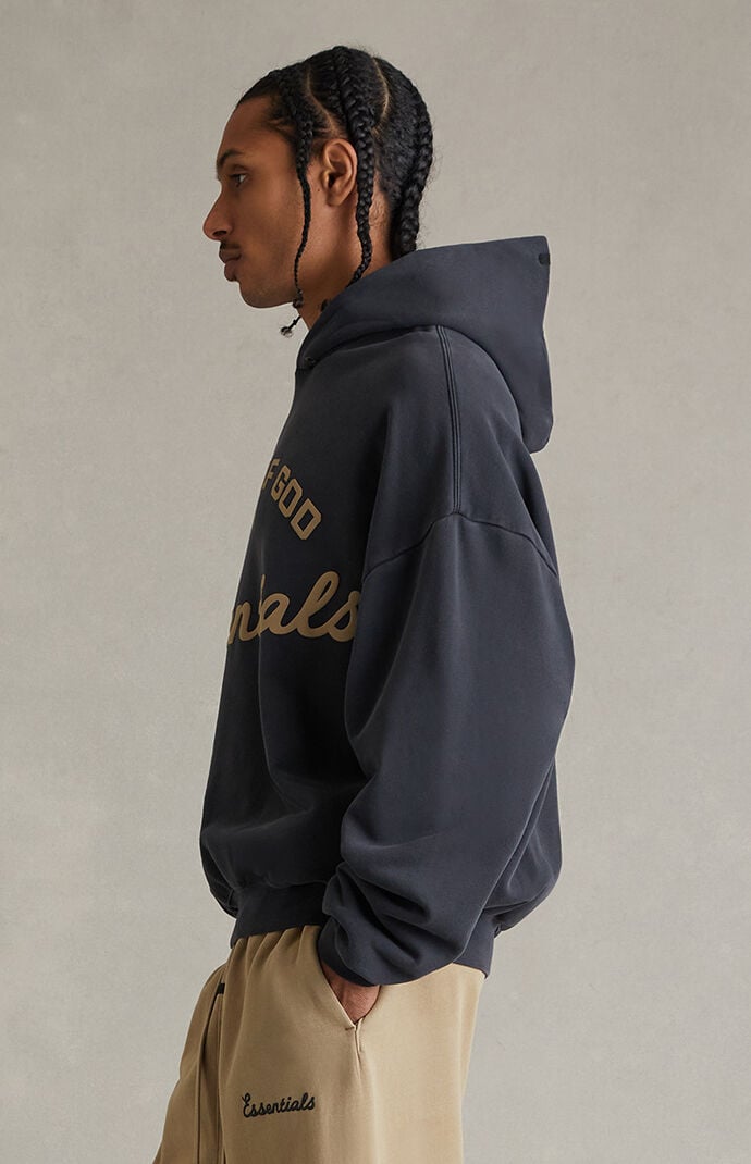 Fear of God ESSENTIALS Faded Black Training '90s Hoodie