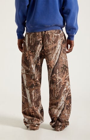Camo Fleece Extreme Baggy Sweatpants image number 4