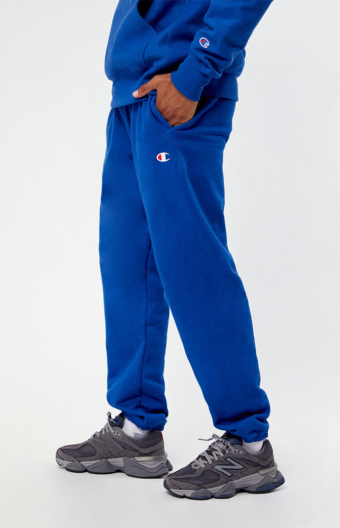 Blue champion sweatpants top