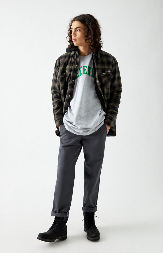 Hooded Flannel Shacket