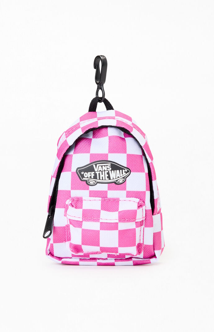 Vans Kids Micro Old Skool Checkerboard Backpack Bag Charm