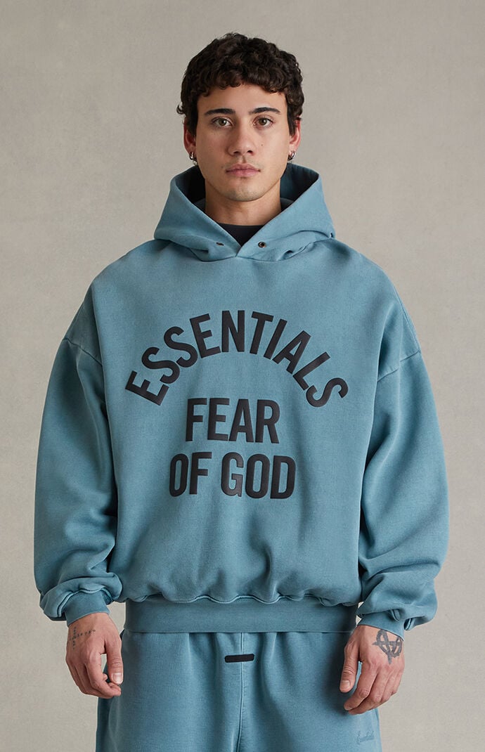 Fear of God ESSENTIALS Faded Coastal Campus ’90s Hoodie