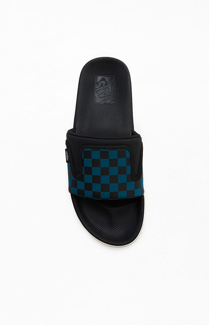 Black Blue UltraCush Slide Sandals