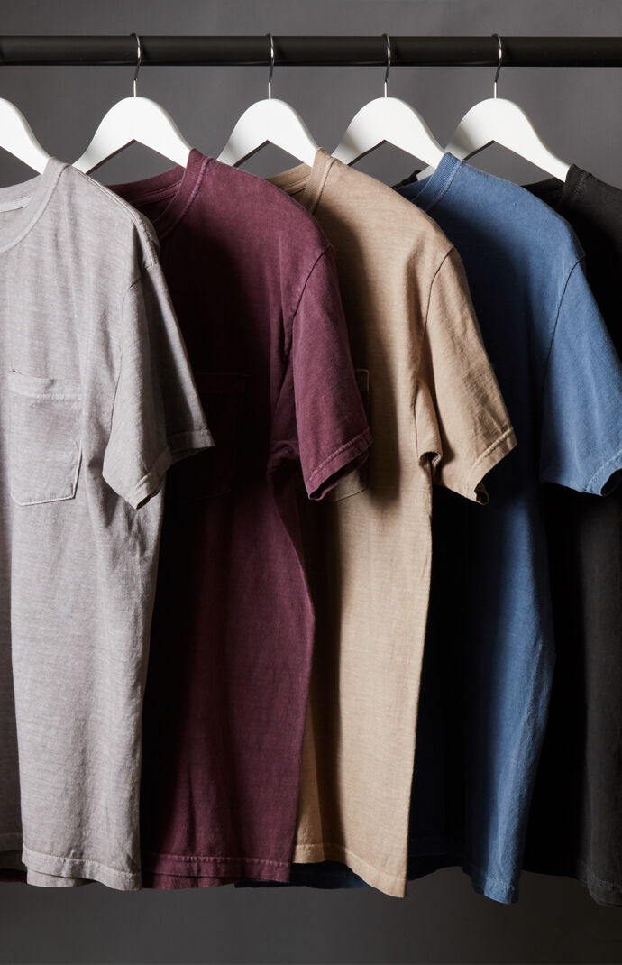 5-Pack Vintage Wash Short Sleeve T-Shirt