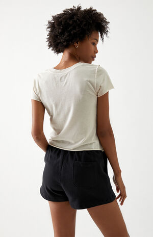 High Waisted Camp Sweat Shorts High Waisted Camp Sweat Shorts image number null