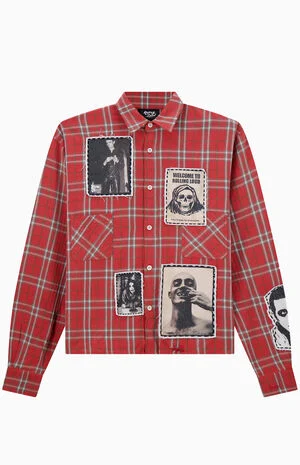 Anarchy Flannel Long Sleeve Shirt image number 1