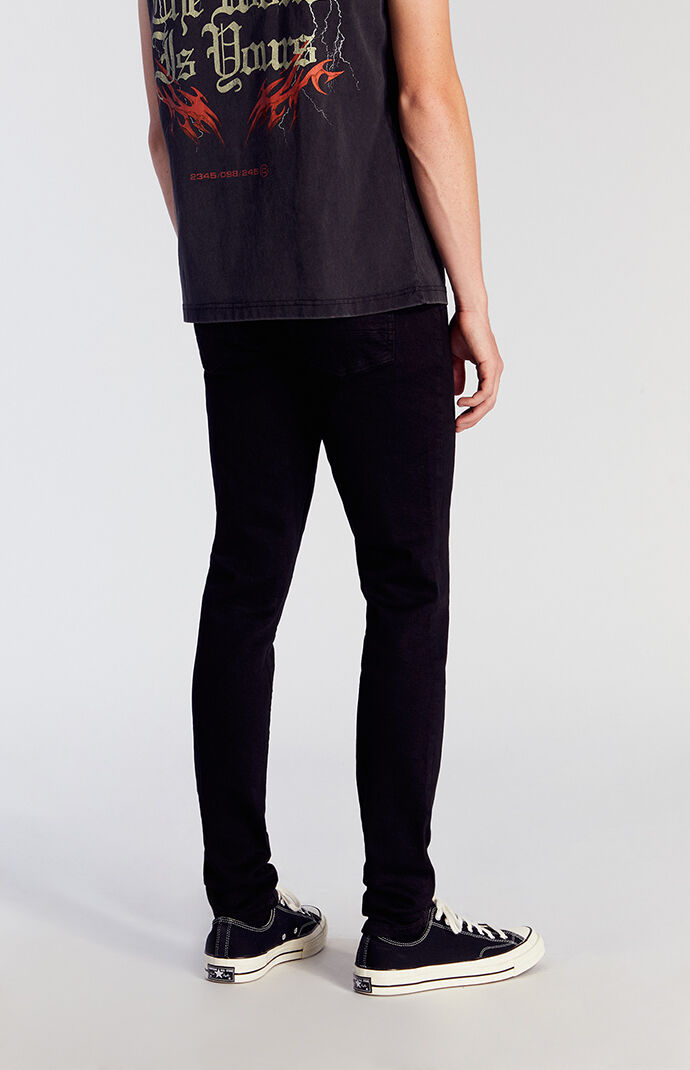 Pacsun Bryce Stacked Skinny Jeans Stretch Black