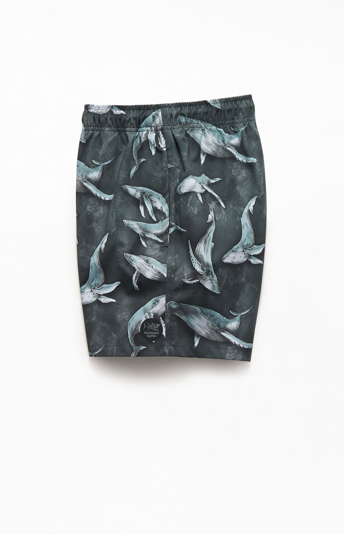 Whales 17" Swim Trunks