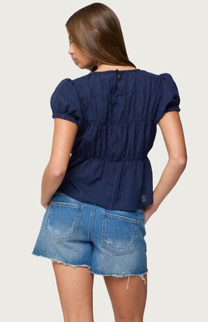 Maricella Gathered Tiered Top image number 3