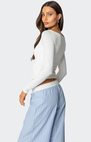 Millicent Wide Scoop Neck Top image number 5