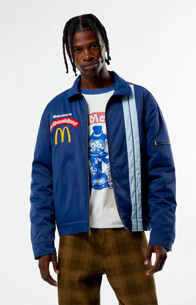 McDonaldland Welcome Stripe Coach Jacket | Pacsun