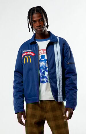 Welcome Stripe Coach Jacket image number 2