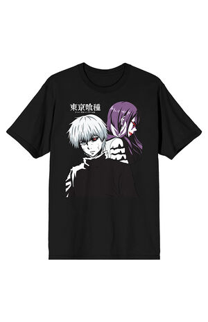 Tokyo Ghoul Kaneki And Rize Anime T-Shirt Tokyo Ghoul Kaneki And Rize Anime T-Shirt image number null