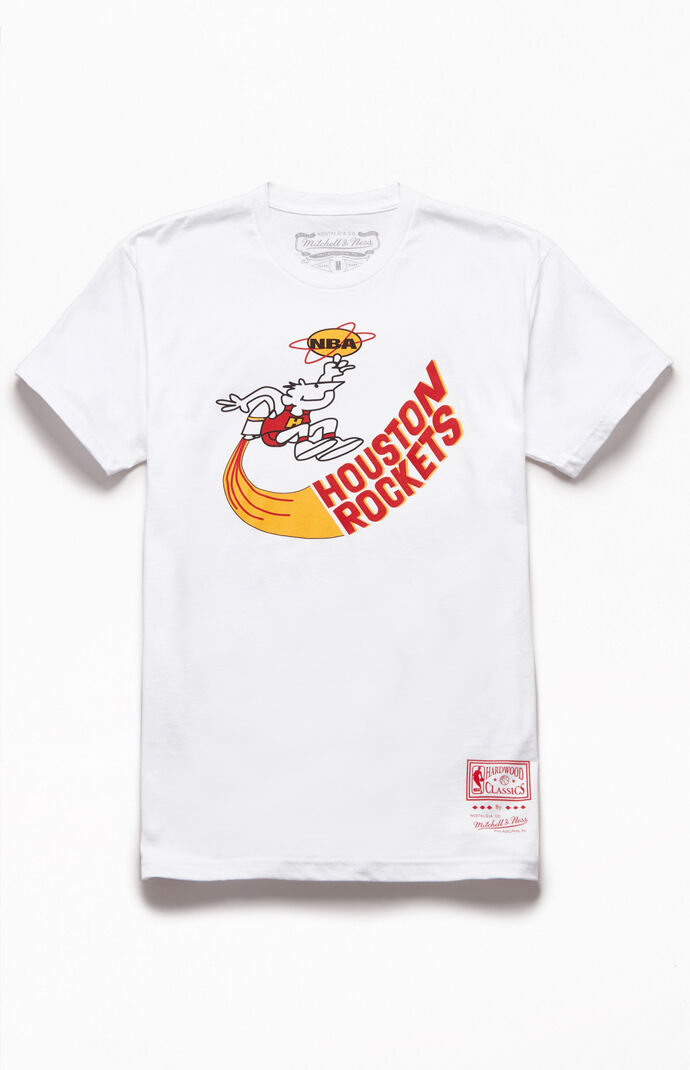 mitchell and ness rockets shirt