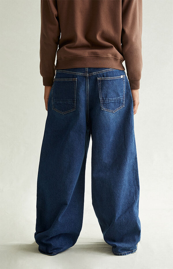 Pacsun Ryder Ultra Baggy Jeans Dark Blue