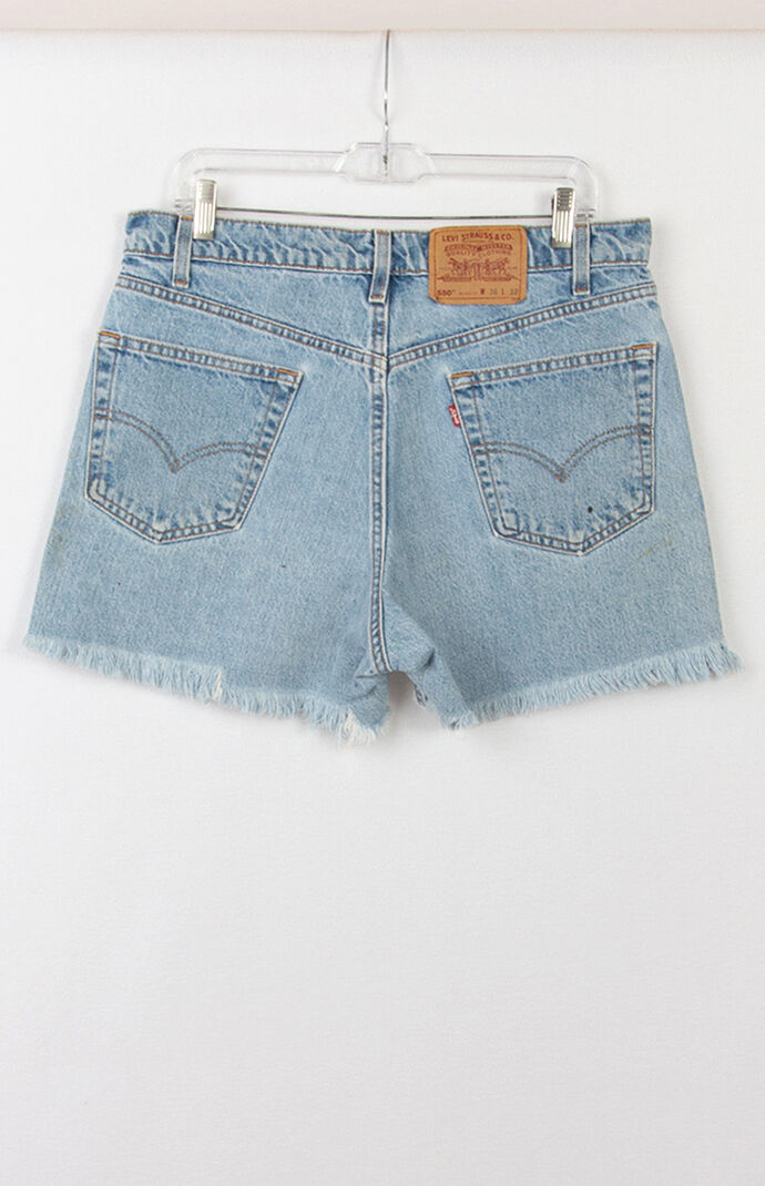 Upcycled Levi's 550 Relaxed Fit Denim Shorts