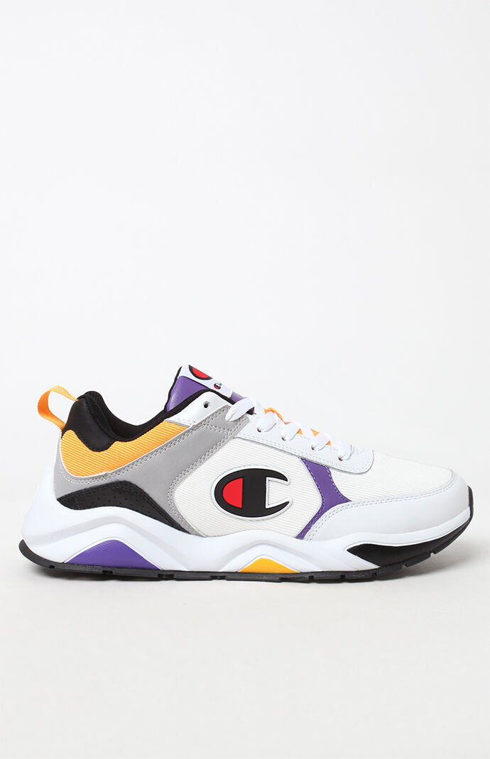 champion men's 93 eighteen big c black & white shoes