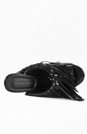 Women's Vailyn Black Stiletto Sandals image number 4