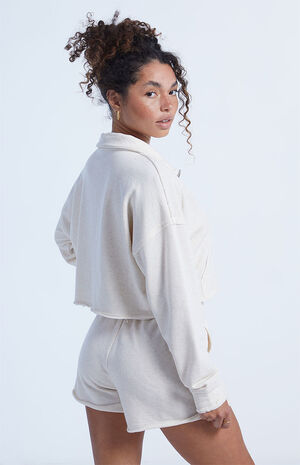 Heather Oatmeal 1980 Sweat Shorts image number 3