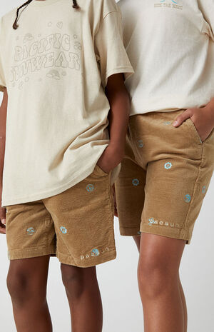 Corduroy Printed Volley Shorts image number 2