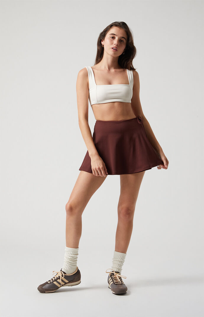 【NONCODE】maron strap skirt pants TICTOC Manon Stripped Stretch Denim Skirt Set – Tic Toc