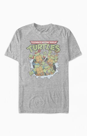 Classic Ninja Turtle Group T-Shirt image number 1