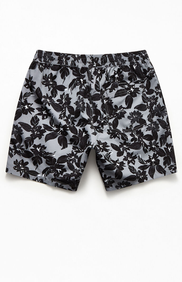 Water Floral 17" Swim Trunks