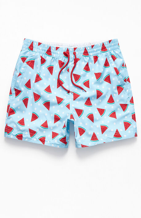 Watermelon 15" Swim Trunks