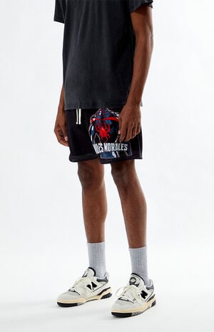 Spider-Man Miles Morales Mesh Basketball Shorts image number 3