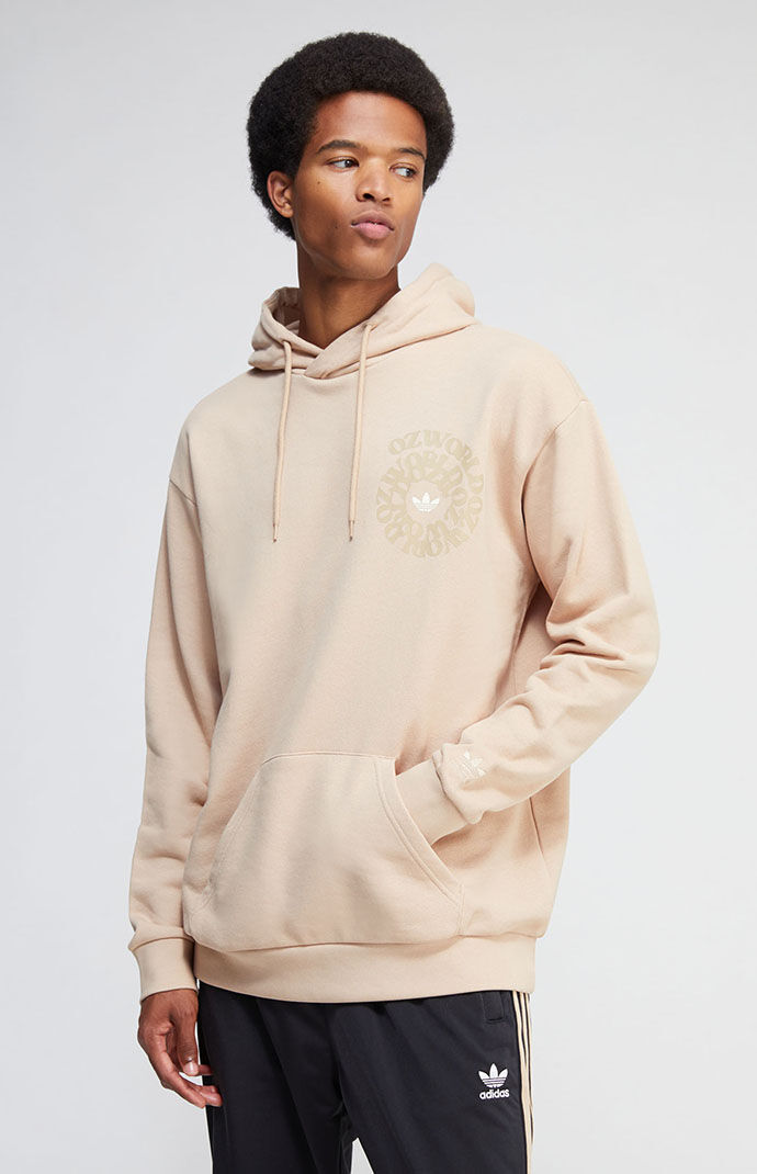 adidas Beige Ozworld Hoodie PacSun
